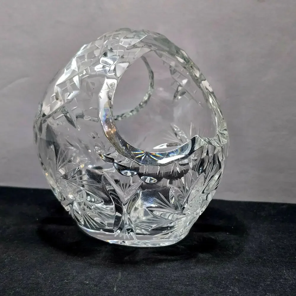 Cut Crystal Basket 4